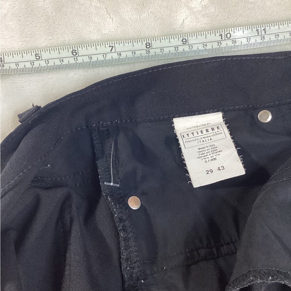 Versace Women's Classic Black Wide Leg Jeans - Picture 7 of 7